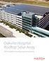 Oakville Hospital Rooftop Solar Array