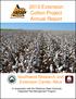 2013 Extension Cotton Project Annual Report