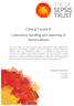 Clinical Toolkit 8: Laboratory handling and reporting of blood cultures