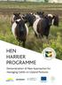 HEN HARRIER PROGRAMME. Demonstration of New Approaches for managing Cattle on Upland Pastures