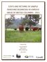 COSTS AND RETURNS OF SAMPLE RANCHING BUSINESSES IN VARIOUS AREAS OF BRITISH COLUMBIA