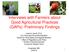Interviews with Farmers about Good Agricultural Practices (GAPs): Preliminary Findings