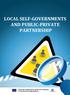 LOCAL SELF-GOVERNMENTS AND PUBLIC-PRIVATE PARTNERSHIP