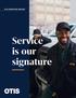 OTIS SIGNATURE SERVICE. Service is our signature