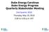 Duke Energy Carolinas Duke Energy Progress Quarterly Stakeholder Meeting. 2nd Quarter 2016 Thursday, May 19, :00 to 3:30 p.m.
