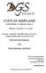 STATE OF MARYLAND DEPARTMENT OF GENERAL SERVICES