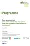 : Programme. Bonn Symposium 2013 Local Actors and the Post-2015 Agenda. Good local governance: a prerequisite for development?