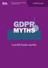 Data Protection Practitioners Conference 2018 #DPPC2018. Lawful basis myths