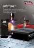 OPTITOME. Rugged high-precision machine developed especially for HP plasma cutting applications