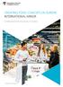 CREATING FOOD CONCEPTS IN EUROPE INTERNATIONAL MINOR