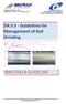 D4.5.5 Guidelines for Management of Rail Grinding