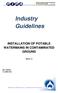 Industry Guidelines INSTALLATION OF POTABLE WATERMAINS IN CONTAMINATED GROUND ISSUE 1.0