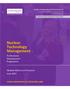 Nuclear Technology Management. Professional Development Programme. Module Matrix and Structure June