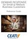 DEMAND RESPONSE for Small to Midsize Business Customers. Reference Guide
