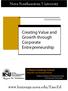 Creating Value and Growth through Corporate Entre preneurship