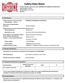 Safety Data Sheet. Drydene Performance Products 305 Micro Drive Jonestown, PA 17038