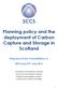 Planning policy and the deployment of Carbon Capture and Storage in Scotland