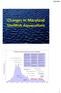 5/10/2012. Changes In Maryland Shellfish Aquaculture