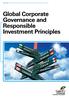 April 2018 LGIM Global Corporate Governance and Responsible Investment Principles. Global Corporate Governance and Responsible Investment Principles
