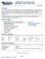 Sn63Pb37 No Clean Solder Wire Technical Data Sheet