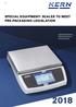SPECIAL EQUIPMENT: SCALES TO MEET PRE-PACKAGING LEGISLATION PROFESSIONAL MEASURING
