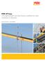 PERI UP Easy The lightweight and fast frame scaffold for safe working on facades. Product Brochure Issue 03/2018