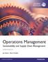 GLOBAL EDITION. Operations Management. Sustainability and Supply Chain Management ELEVENTH EDITION. Jay Heizer Barry Render