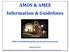 AMOS & AMEE Information & Guidelines
