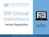 UN Global. Marketplace. Vendor Registration. By Susan Rendtorff UNGM Secretariat. United Nations Global Marketplace