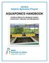 Jamaica Adaptive Agriculture Program AQUAPONICS HANDBOOK. Guidance Manual for Aquaponic System Construction, Operation and Management