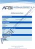 Building Inspection Report. Pest & Termite Inspection. Australian Property & Building Inspection ABN:
