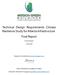 Technical Design Requirements Climate Resilience Study for Alberta Infrastructure Final Report