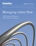 Managing talent flow.