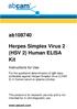 Herpes Simplex Virus 2 (HSV 2) Human ELISA Kit