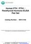 Human PTH / PTH1 / Parathyroid Hormone ELISA Pair Set