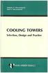 COOLING TOWERS. Selection, Design and Practice