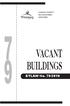 PLANNING, PROPERTY AND DEVELOPMENT DEPARTMENT VACANT BUILDINGS. BYLAW No. 79/2010