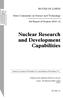 Nuclear Research and Development Capabilities
