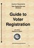 Guide to Voter Registration