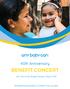 40th Anniversary BENEFIT CONCERT. ACL Live at the Moody Theater May 3, Strengthening families so children can succeed.