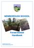 NEWBOROUGH SCHOOL. Forest School Handbook