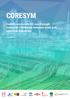 CORESYM. CarbOn-monoxide RE-use through industrial SYMbiosis between steel and chemical industries. November 2017