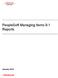 PeopleSoft Managing Items 9.1 Reports