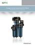 Energy Saving Compressed Air Filters. NGF SERIES 20 to 1500 scfm (34 to 2459 nm 3 /h)