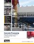 Concrete Processing. Pneumatic Products & Solutions for Ready Mix Batch Plants. Bulletin 0600-B80