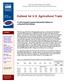 Outlook for U.S. Agricultural Trade