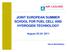 JOINT EUROPEAN SUMMER SCHOOL FOR FUEL CELL AND HYDROGEN TECHNOLOGY