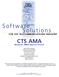 COMPUTERISED BUSINESS SYSTEMS INC. Software Solutions FOR THE TELECOMMUNICATIONS INDUSTRY CTS AMA