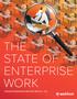 ABOUT THE REPORT. Send any inquiries to Workfront at: THE STATE OF ENTERPRISE WORK // 2015