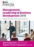 Management, Leadership & Business Development 2018